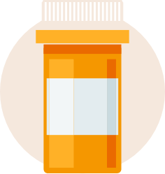 Pill bottle large icon